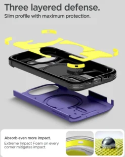 Spigen Pixel 10A|Google-ETUI GOOGLE PIXEL 10A TOUGH ARMOR MAG MAGSAFE ASH VIOLET