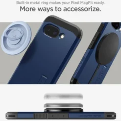 Spigen Google|Pixel 9A-ETUI GOOGLE PIXEL 9A TOUGH ARMOR MAGSAFE NAVY BLUE