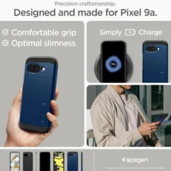 Spigen Google|Pixel 9A-ETUI GOOGLE PIXEL 9A TOUGH ARMOR MAGSAFE NAVY BLUE