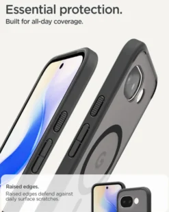 Spigen Pixel 10A|Google-ETUI GOOGLE PIXEL 10A ULTRA HYBRID MAGSAFE FROST CZARNE