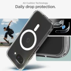 Spigen Google|Pixel 9A-ETUI GOOGLE PIXEL 9A ULTRA HYBRID MAG MAGSAFE CLEAR/WHITE
