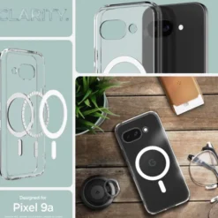 Spigen Google|Pixel 9A-ETUI GOOGLE PIXEL 9A ULTRA HYBRID MAG MAGSAFE CLEAR/WHITE