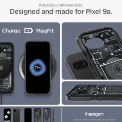 Spigen Google|Pixel 9A-ETUI GOOGLE PIXEL 9A ULTRA HYBRID MAG MAGSAFE ZERO ONE BLACK