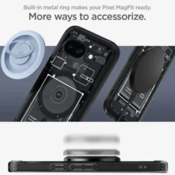 Spigen Google|Pixel 9A-ETUI GOOGLE PIXEL 9A ULTRA HYBRID MAG MAGSAFE ZERO ONE BLACK