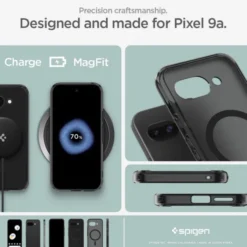 Spigen Google|Pixel 9A-ETUI GOOGLE PIXEL 9A ULTRA HYBRID MAG MAGSAFE FROST BLACK