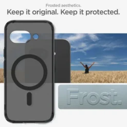 Spigen Google|Pixel 9A-ETUI GOOGLE PIXEL 9A ULTRA HYBRID MAG MAGSAFE FROST BLACK