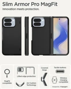 Spigen Pixel 10 Pro Fold|Google-ETUI GOOGLE PIXEL 10 PRO FOLD SLIM ARMOR PRO MAGSAFE BLACK