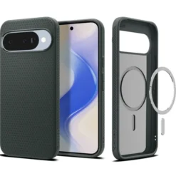 Spigen Pixel 10 Pro|Pixel 10-ETUI GOOGLE PIXEL 10 / 10 PRO LIQUID AIR MAG MAGSAFE ABYSS GREEN
