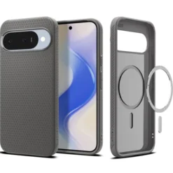 Spigen Pixel 10 Pro|Pixel 10-ETUI GOOGLE PIXEL 10 / 10 PRO LIQUID AIR MAG MAGSAFE MARBLE GREY