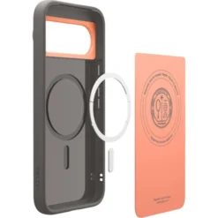 Spigen Pixel 10 Pro|Pixel 10-ETUI GOOGLE PIXEL 10 / 10 PRO NANO POP MAG MAGSAFE PAPAYA GREY