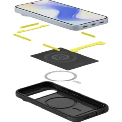 Spigen Pixel 10 Pro|Pixel 10-ETUI GOOGLE PIXEL 10 / 10 PRO RUGGED ARMOR MAG MAGSAFE MATTE BLACK