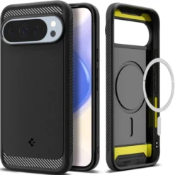 Spigen Pixel 10 Pro Xl|Google-ETUI GOOGLE PIXEL 10 PRO XL RUGGED ARMOR MAG MAGSAFE MATTE BLACK