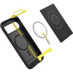 Spigen Pixel 10 Pro Xl|Google-ETUI GOOGLE PIXEL 10 PRO XL RUGGED ARMOR MAG MAGSAFE MATTE BLACK