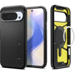 Spigen Pixel 10 Pro Xl|Google-ETUI GOOGLE PIXEL 10 PRO XL TOUGH ARMOR MAG MAGSAFE BLACK