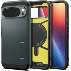 Spigen Pixel 10 Pro Xl|Google-ETUI GOOGLE PIXEL 10 PRO XL TOUGH ARMOR MAG MAGSAFE ABYSS GREEN