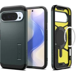 Spigen Pixel 10 Pro Xl|Google-ETUI GOOGLE PIXEL 10 PRO XL TOUGH ARMOR MAG MAGSAFE ABYSS GREEN
