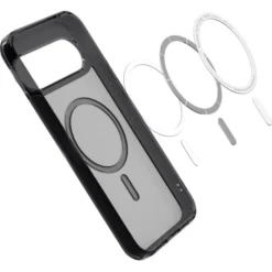 Spigen Pixel 10 Pro Xl|Google-ETUI GOOGLE PIXEL 10 PRO XL ULTRA HYBRID MAG MAGSAFE FROST BLACK