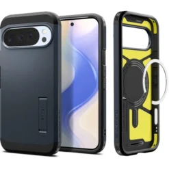 Spigen Pixel 10 Pro Xl|Google-ETUI GOOGLE PIXEL 10 PRO XL TOUGH ARMOR MAG MAGSAFE METAL SLATE
