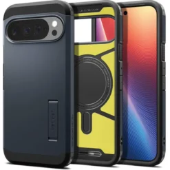 Spigen Pixel 10 Pro Xl|Google-ETUI GOOGLE PIXEL 10 PRO XL TOUGH ARMOR MAG MAGSAFE METAL SLATE