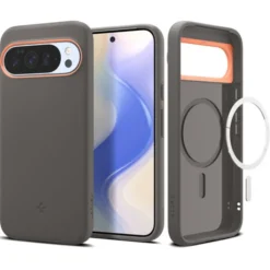 Spigen Pixel 10 Pro Xl|Google-ETUI GOOGLE PIXEL 10 PRO XL NANO POP MAG MAGSAFE PAPAYA GREY