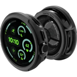 Spigen Pixel Watch 4 45Mm|Google-ETUI GOOGLE PIXEL WATCH 4 45MM LIQUID AIR V2 MATTE BLACK