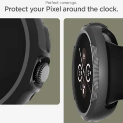 Spigen Google-ETUI GOOGLE PIXEL WATCH 3 45MM LIQUID AIR MATTE BLACK