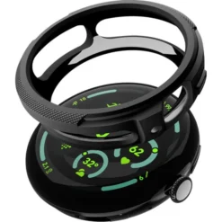 Spigen Google-ETUI GOOGLE PIXEL WATCH 4 41MM LIQUID AIR + STAND MATTE BLACK