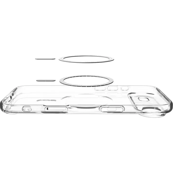 Spigen Apple|Iphone 17 Air-ETUI IPHONE 17 AIR ULTRA HYBRID MAG MAGSAFE CLEAR/GRAPHITE
