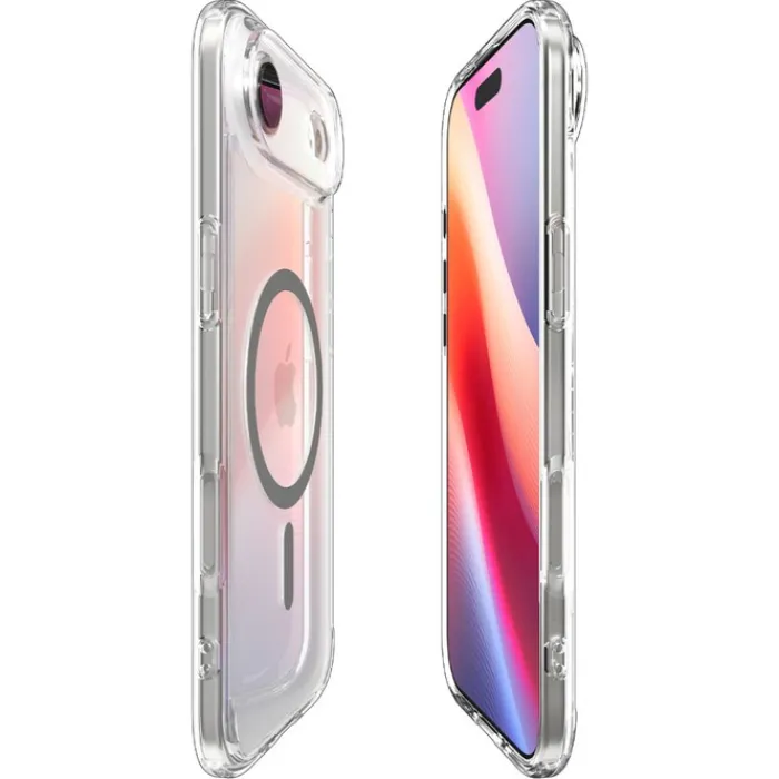Spigen Apple|Iphone 17 Air-ETUI IPHONE 17 AIR ULTRA HYBRID MAG MAGSAFE CLEAR/GRAPHITE