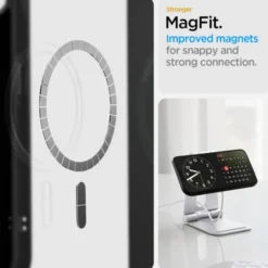 Spigen Iphone 17E|Apple-ETUI IPHONE 17E / 16E LIQUID AIR MAG MAGSAFE MATOWE CZARNE