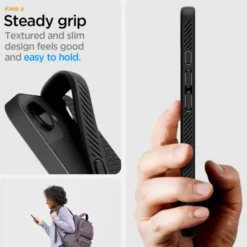 Spigen Iphone 17E|Apple-ETUI IPHONE 17E / 16E LIQUID AIR MAG MAGSAFE MATOWE CZARNE