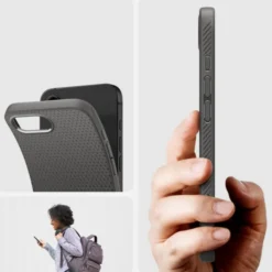 Spigen Iphone 17E|Apple-ETUI IPHONE 17E / 16E LIQUID AIR MARBLE GRAY