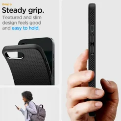 Spigen Iphone 17E|Apple-ETUI IPHONE 17E / 16E LIQUID AIR MATOWE CZARNE