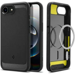 Spigen Iphone 17E|Apple-ETUI IPHONE 17E / 16E RUGGED ARMOR MAG MAGSAFE MATOWE CZARNE