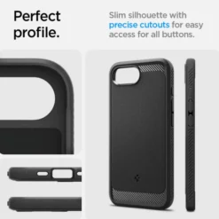 Spigen Iphone 17E|Apple-ETUI IPHONE 17E / 16E RUGGED ARMOR MAG MAGSAFE MATOWE CZARNE
