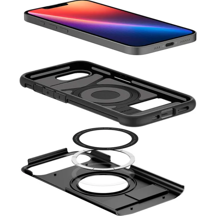 Spigen Iphone 17E|Apple-ETUI IPHONE 17E / 16E SLIM ARMOR MAG MAGSAFE CZARNE