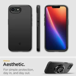 Spigen Iphone 17E|Apple-ETUI IPHONE 17E / 16E THIN FIT MAG MAGSAFE CZARNE