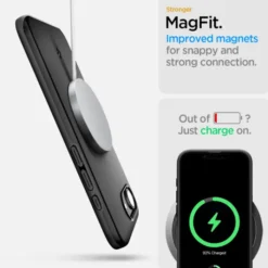 Spigen Iphone 17E|Apple-ETUI IPHONE 17E / 16E THIN FIT MAG MAGSAFE CZARNE