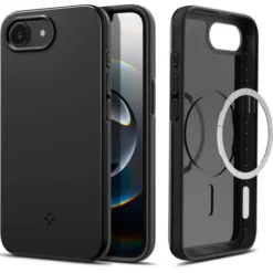 Spigen Iphone 17E|Apple-ETUI IPHONE 17E / 16E THIN FIT MAG MAGSAFE CZARNE