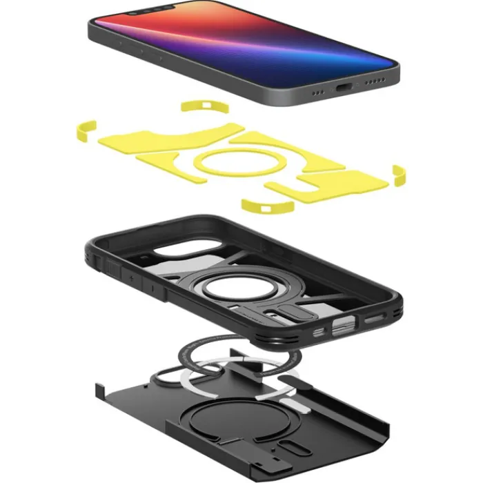 Spigen Iphone 17E|Apple-ETUI IPHONE 17E / 16E TOUGH ARMOR MAG MAGSAFE BLACK