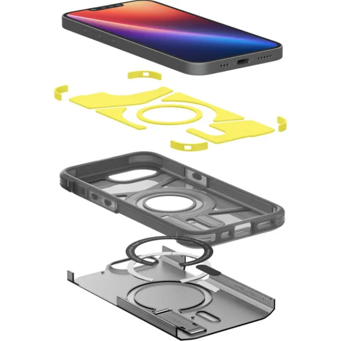 Spigen Iphone 17E|Apple-ETUI IPHONE 17E / 16E TOUGH ARMOR MAG MAGSAFE FROST BLACK
