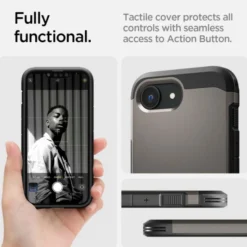 Spigen Iphone 17E|Apple-ETUI IPHONE 17E / 16E TOUGH ARMOR MAG MAGSAFE GUNMETAL