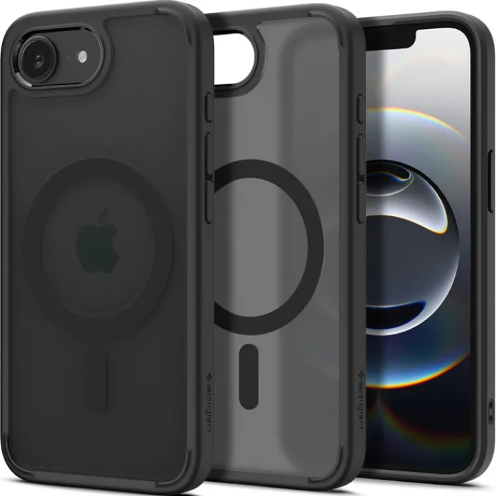 Spigen Iphone 17E|Apple-ETUI IPHONE 17E / 16E ULTRA HYBRID MAG MAGSAFE FROST BLACK