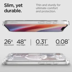 Spigen Iphone 17E|Apple-ETUI IPHONE 17E / 16E ULTRA HYBRID MAG MAGSAFE ZERO ONE BIAŁE