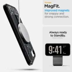 Spigen Iphone 17E|Apple-ETUI IPHONE 17E / 16E ULTRA HYBRID MAG MAGSAFE ZERO ONE CZARNE