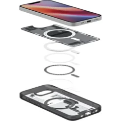Spigen Iphone 17E|Apple-ETUI IPHONE 17E / 16E ULTRA HYBRID MAG MAGSAFE ZERO ONE CZARNE