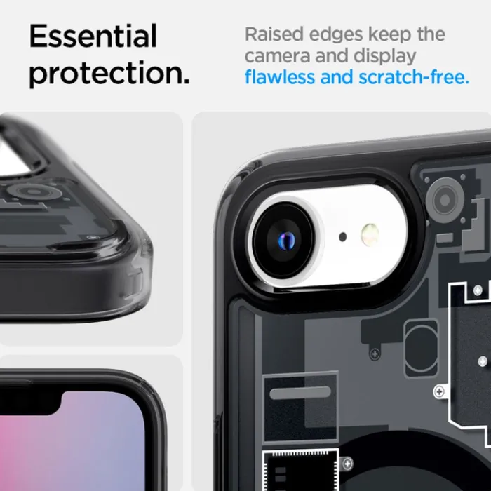 Spigen Iphone 17E|Apple-ETUI IPHONE 17E / 16E ULTRA HYBRID MAG MAGSAFE ZERO ONE CZARNE