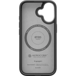 Spigen Iphone 17|Apple-ETUI IPHONE 17 ENZO ARAMID ”T” MAG MAGSAFE BLACK/SILVER