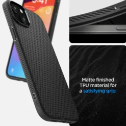 Spigen Iphone 15|Apple-Etui iPhone 15 Liquid Air Matte Black Case