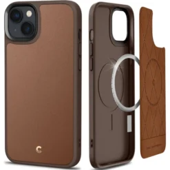Spigen Iphone 14 Plus|Apple-Etui iPhone 14 Plus Cyrill Kajuk Mag Magsafe Saddle Brown